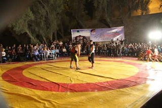 اولین دوره مسابقات کشتی پهلوانی در شوش
