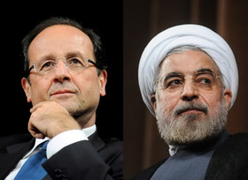 روسای جمهور ایران و فرانسه دیدار کردند