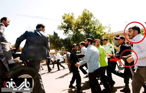 خودسري كه به خودروي روحانی حمله کرد