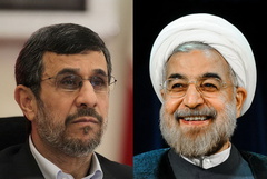 احمدی‌نژاد، روحانی را به مناظره دعوت کرد