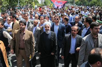 مقامات و چهره‌های سیاسی در راهپیمایی