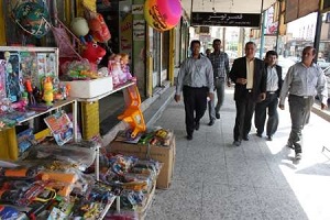 بازدید فرماندار از بازار و فعالیت اصناف شوش